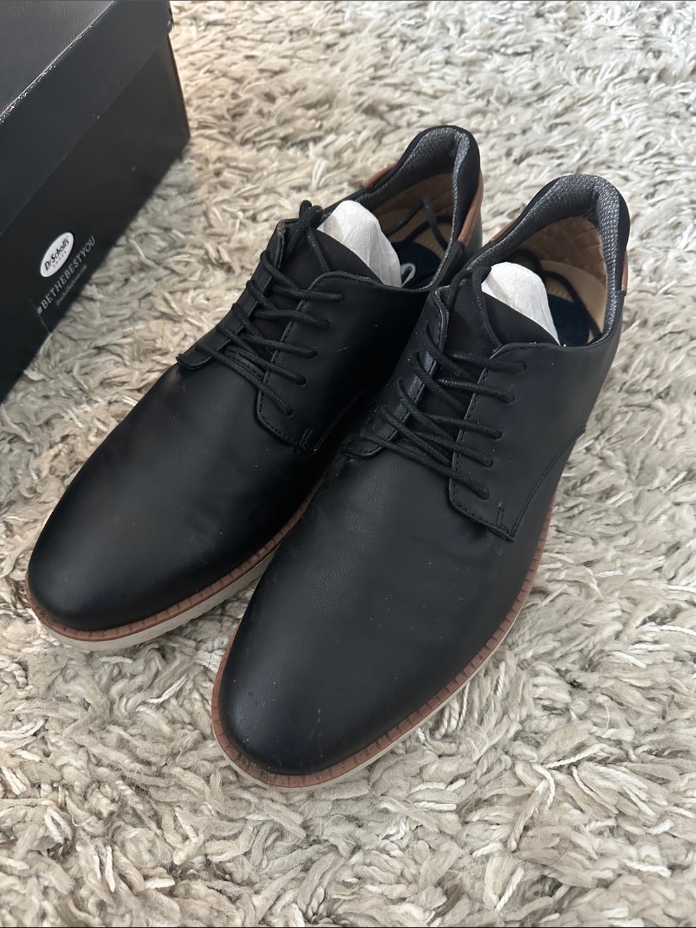 Men's Black Dr Scholl’s Sync Oxford